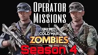 HOW TO COMPLETE ALL ZOMBIES OPERATOR MISSIONS FOR VARGAS (Black Ops Cold War Season Four)