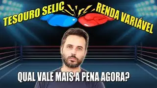 TESOURO SELIC X RENDA VARIÁVEL - O que vale mais a pena agora?