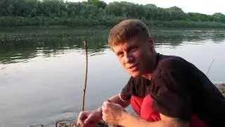 Проба рыбалки на Закидушку(донки)на реке Ока.
