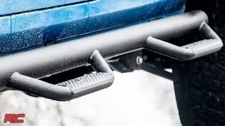 2007-2017 Jeep Wrangler Unlimited Wheel To Wheel Nerf Steps by Rough Country