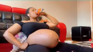 After food Fanta Gurgles ASMR ~ bubbly stomach growling & airy belching...