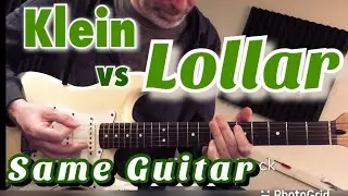 Klein Jazzy Cats vs Lollar Blond & Tweed - Same Guitar - Comparison Video