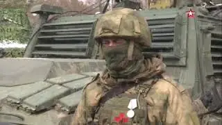Санитарный инструктор одного из подразделений ВС РФ.