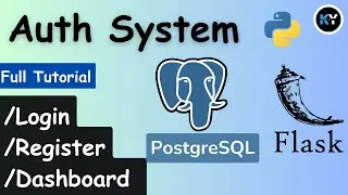 Flask Authentication with PostgreSQL: Login, Register and Dashboard Page [HINDI]