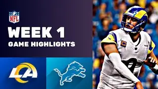 Rams vs. Lions Week 1 NFL Game Highlights