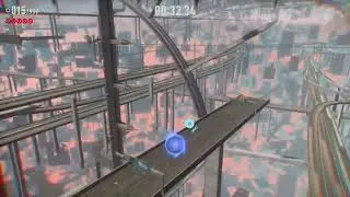Sonic Frontiers Cyberspace 4-2 Unrestricted Speedrun 46.92