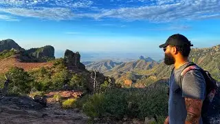 Hiking lost mine trail at big bend national park 2023