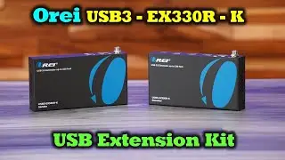 Orei USB3-EX330R-K - 330 Foot USB Extender / Hub