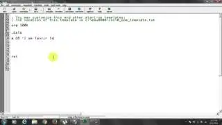 Assembly Language 8086 printing string