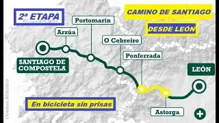 Camino de Santiago by bicycle 2025 - Astorga - Ponferrada