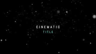 5 Cinematic Text Animation After Effects | Motion Graphics