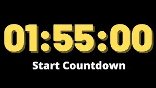 1 Hour 55 Minutes Timer - Countdown Timer 115 Minute - Timer Alarm