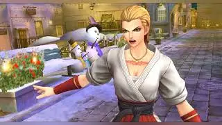 KOF all star story a wonter holiday Rock Howard vs lady Geese Howard #kof #gaming #guiltygear