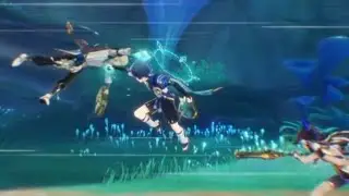 Genshin impact | Hat guy (wanderer) VS Kaveh, Faruzan, Layla, Tighnari and Cyno Cutscene