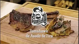 Tomahawk de Asado de Tira en El Parrillada