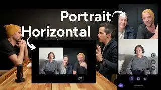 Easy way to switch from horizontal to portrait
