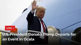 🔴LIVE: U.S. President Donald Trump Departs for an Event in Ocala | AC13