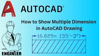 How to Show Multiple Dimension in AutoCAD Drawing