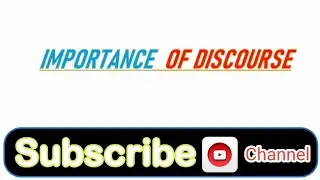 Importance of Discourse Analysis|