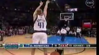 Dirk Nowitzki Three Point Contest Round 1 07