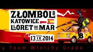 Złombol 2014 Lloret de Mar Timelapse Konektory team  - Włochy Grado - Levante  Część II