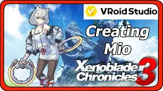 Making Mio in VRoidStudio, drawing her clothes.