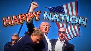 Donald Trump X Happy Nation Edit