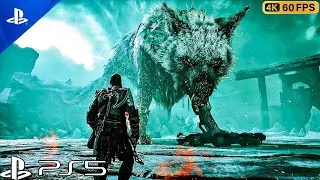 God of War Ragnarok - Kratos Vs. Garm Boss Fight | PS5 4K 60FPS No Commentary | Wheels To Win