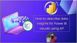 How to describe data insights for Power BI visuals using AI?
