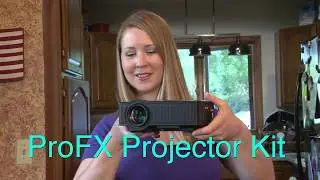 PRO FX Video Projector and FX files, with Screen