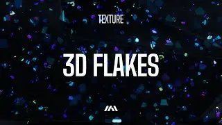 3D Flakes in Cinema 4D & Redshift | Tutorial