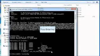 Getting started with writing ruby programs on Windows