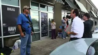 Open Carriers Guard Military Recruiting Centers, Murfreesboro, TN
