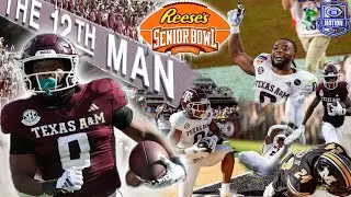 2024 Senior Bowl Coverage: Texas A&M WR, Ainias Smith