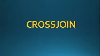 CROSSJOIN DAX In Power BI