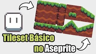 Aprenda a fazer pixel art 1# - Como fazer um tileset básico no aseprite!