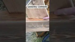 Sanding Corners with a Detail Sander #woodworking #sanding #diy #diyhacks