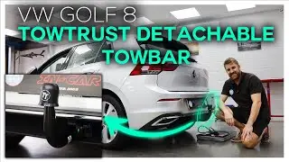 VW Golf 8 | Towtrust Detachable Tow Bar With dedicated 13 Pin Electrics! (How To Remove & Refit)