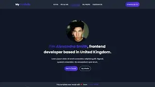 Build A Personal Portfolio Website With React JS, Tailwind CSS & Framer Motion 👩‍💻