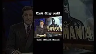 Amazing what they thought of Michael Keaton too… #batman #dc