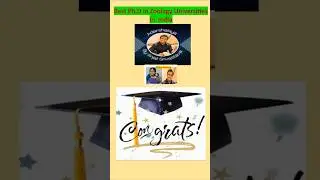 India's Top-Rated Universities for Zoology PhDs #phd #india #shorts #viral #youtubeshorts#adarshalay