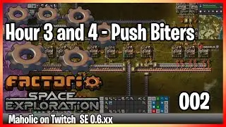 ⚙️Factorio Space exploration 0.6 Mod✅🏭➡️Hour 3 & 4 - Blue Science x002