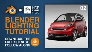 Blender Tutorial | Car Studio Lighting | HDR Light Studio