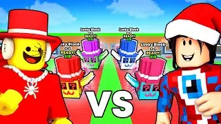 😱BATTLE WITH SAMMY on LUCKY BLOCKS in Steal a Brainrot! Fixai and Sammy