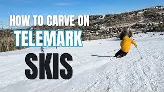 Intermediate to Expert Telemark Skiing Technique | How to Carve on Telemark Skis