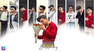 Happy Birthday Photo Editing In Picsart || Birthday Banner Editing In Phone || Fed Editz