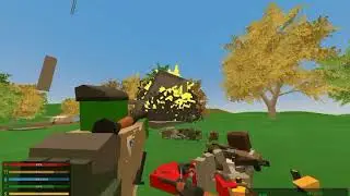 Обзор Базы и рейдик Админа топ лут Unturned