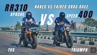 Tvs Apache RR310 Vs Triumph Speed 400 Long Race Shocking Results | Which is faster?
