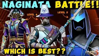 NAGINATA BATTLE!! | Liberator vs Azuma vs Acolyte & more!! | Who is Naginata Master? Shadow Fight 3