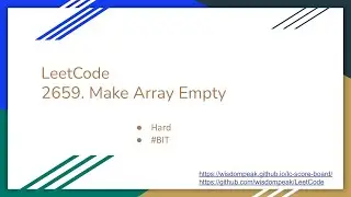 【每日一题】LeetCode 2659. Make Array Empty